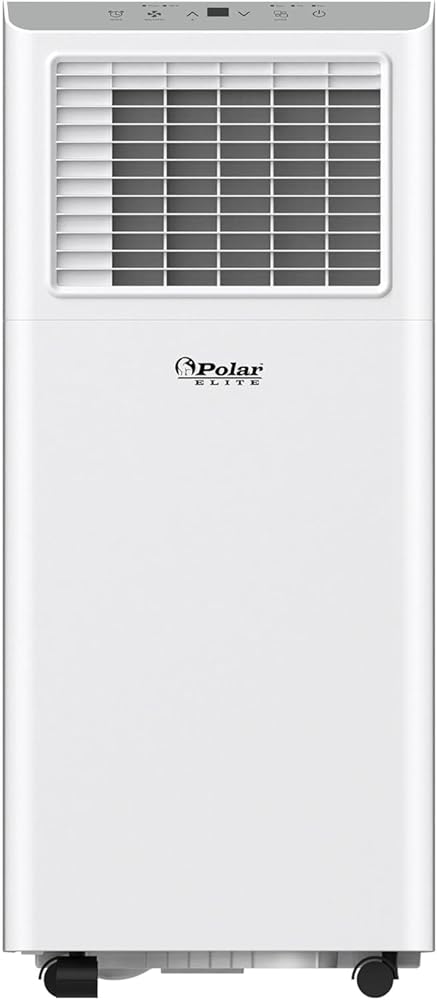 Memorex Polar Elite Portable Air Conditioner, 10,000 BTU ASHRAE (6,000 BTU DOE), Cools Up to 250 Sq. Ft., with Cool, Fan, Dry Modes, Full Function Remote Control Window Kit & 2-Year Warranty