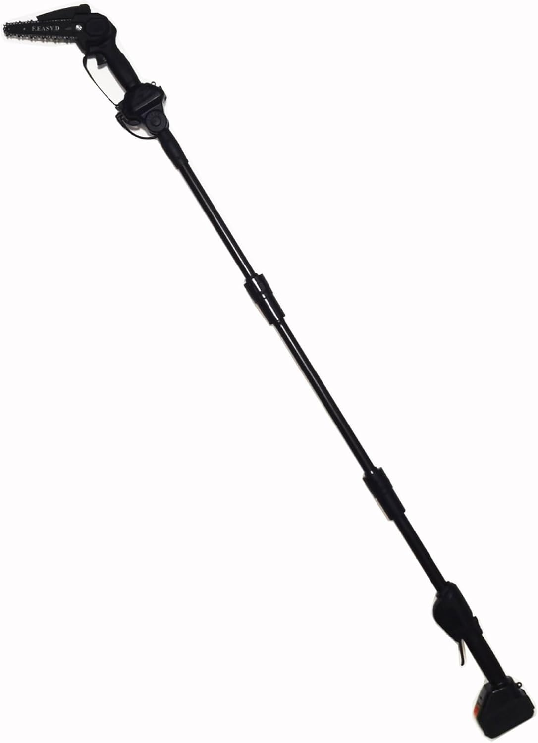 2-in-1 Cordless Pole Saw with 2 1500mAh Batteries, 4in/6in Chains, 33Ft/s Speed, 13ft Reach & 3 Extension Rods for Tree Trimming(2-In-1 Pole Saw 8