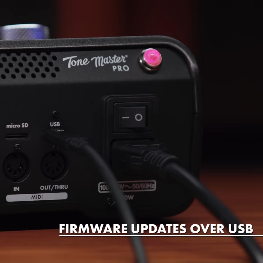 Fender Tone Master Pro Multi-Effects Guitar Pedal Workstation Bundle with 2 x Tone Master FR-10 120V 1000 W Class-D Power Amp and 2 x 25-Feet XLR Male to Female Microphone Cable (5 Items)