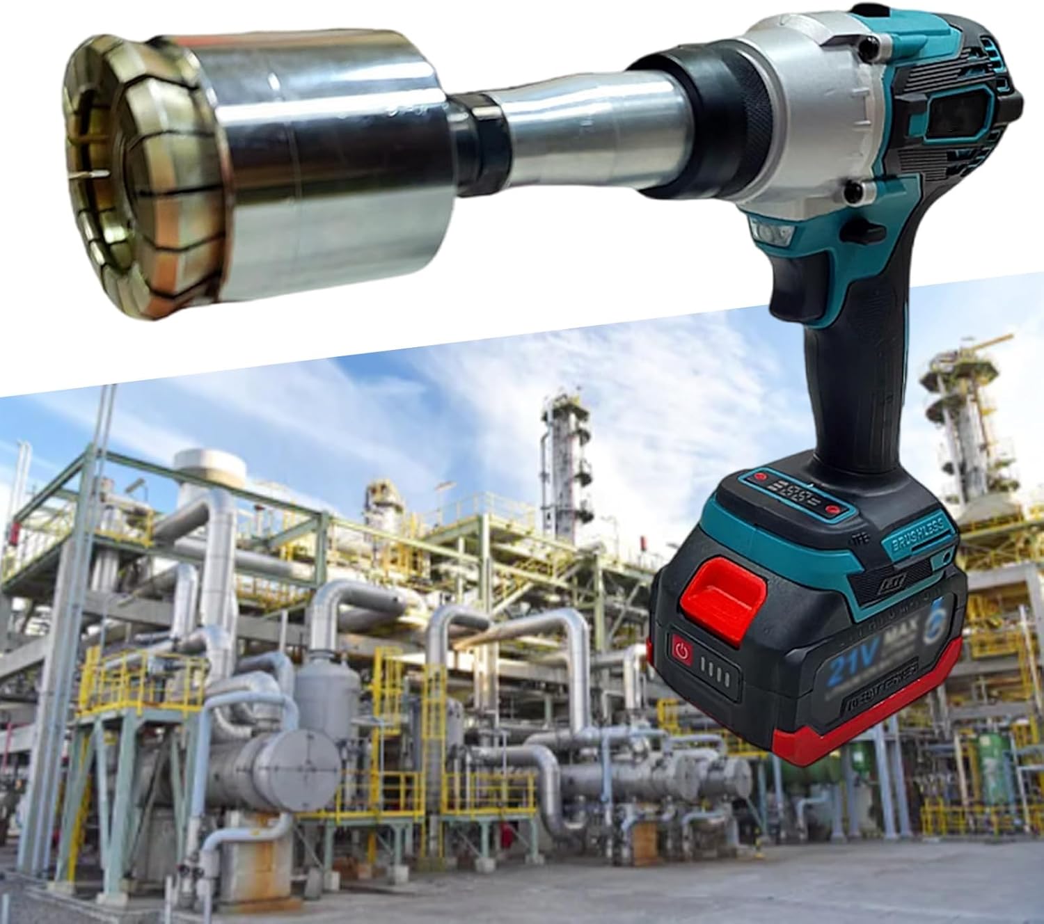 200L /53 Gallon Cordless Oil Drum Sealing Machine, Electric Crimper Sealer, 1.52 Hours Fast Charging, Oil Barrel Cap Crimping Tool Crimper Sealer,75mm