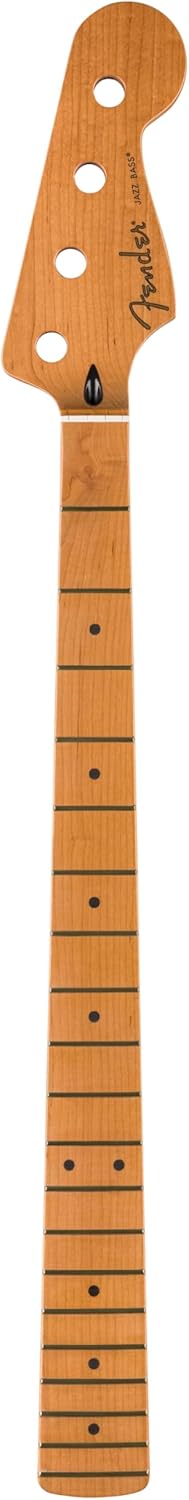 Satin Roasted Maple Jazz Bass® Neck, 20 Jumbo Frets, 12