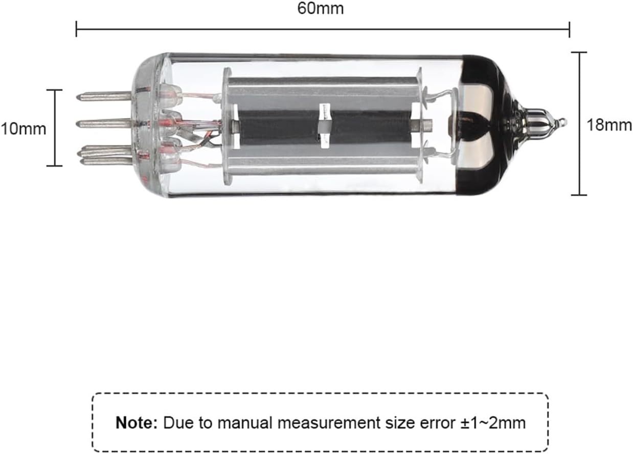 2pcs Vacuum Tube 6Z4 7 Pin Electron Tube Rectifier Diode Replacement 6U4 for Audio Amplifier