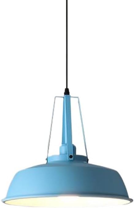 ZSJPDP Paint Wrought Iron Pendant Light Shade, American Modern Style Flush Mount Chandelier, E27 Light Source Decoration Hanging Lamp,Balcony Meeting Room Lounge Lighting Fixtures