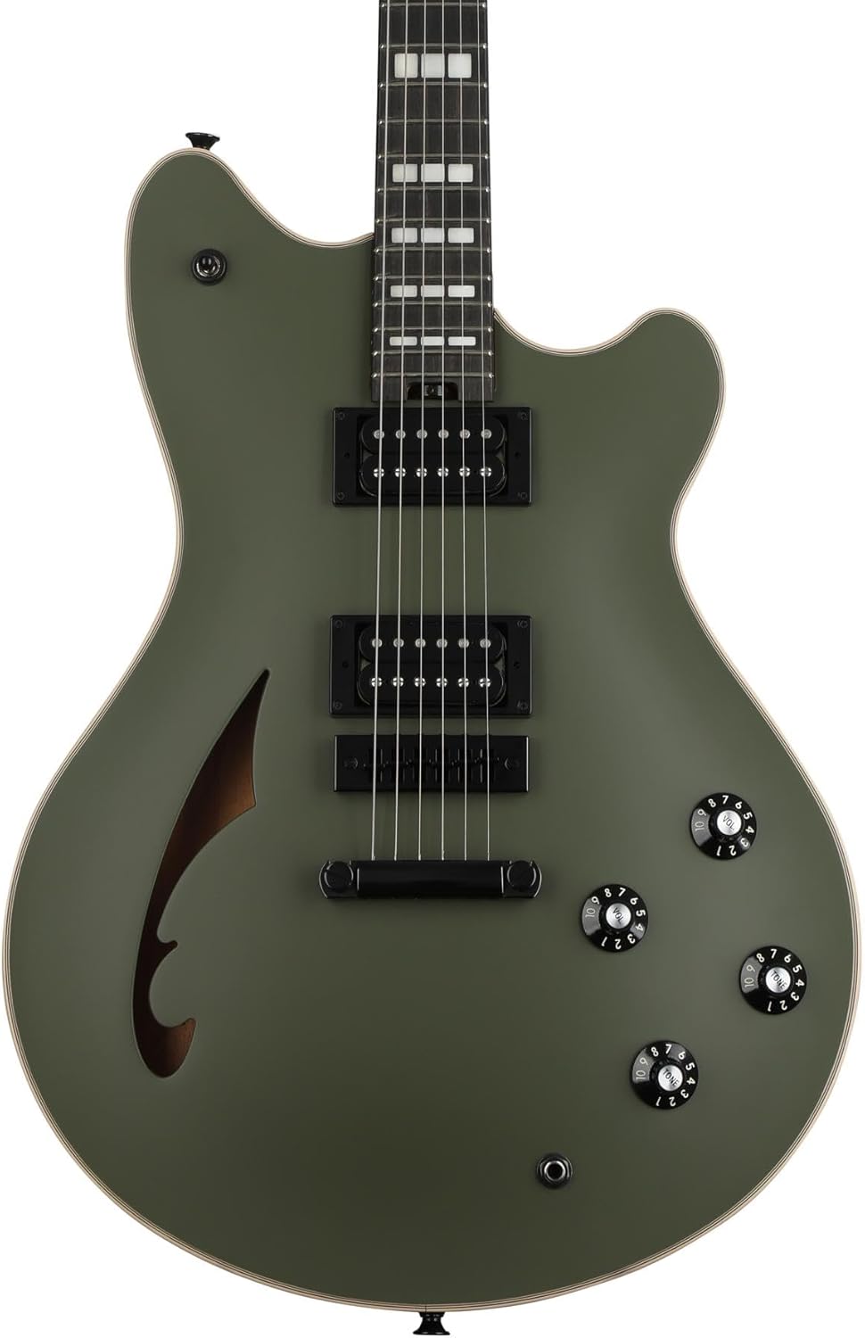 EVH SA-126 Special Semi-hollowbody Electric Guitar - Matte Army Drab