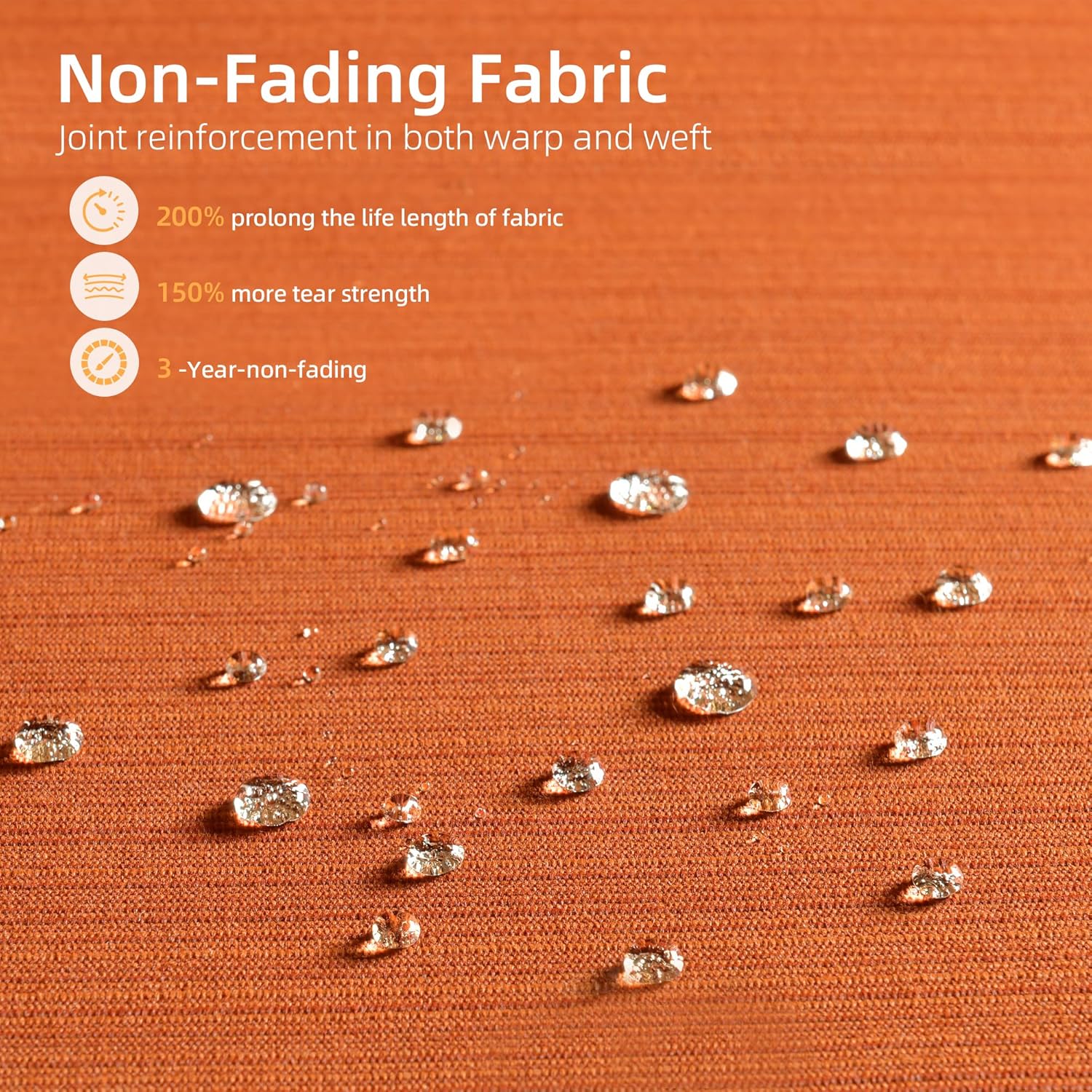 Wicker Patio Furniture Sets w/Fire Pit Table, All Weather Outdoor Furniture Conversation Set, 7-Piece Patio Sectional Sofa for Backyard Garden Lawn, Red