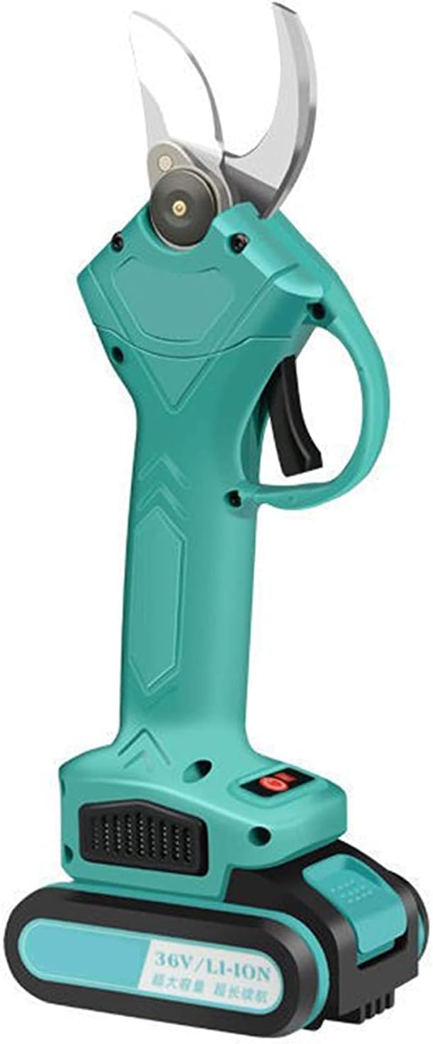 Electric Pruning Shears Tree Branch Cutters Pruner Cordless Rechargeable Power Scissors Electric Pruning Machine Secateurs for Garden Cutting Diameter, 2battery