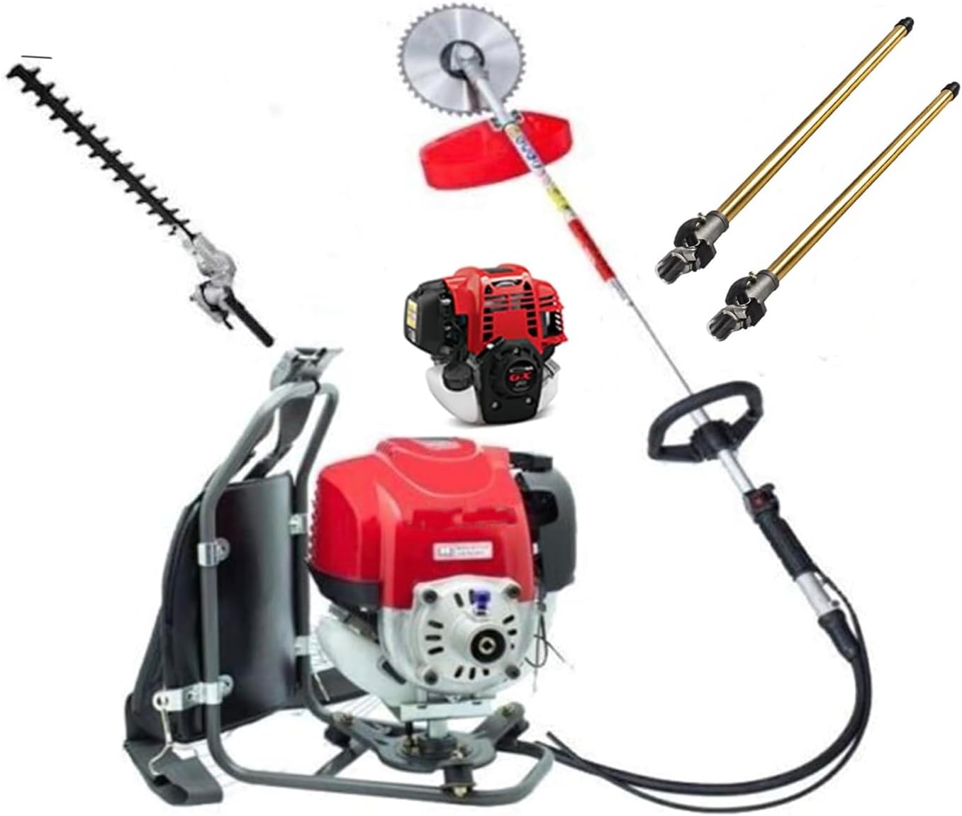 GX50 Backpack 4 Strokes Tree Trimmer Grass Mower Yard Trimmer desbrozadora gasolina