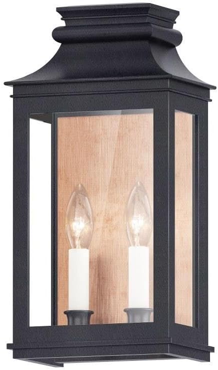 Maxim Savannah Vx 2 Light Outdoor Wall Lantern with Antique Copper/Black Oxide Finish