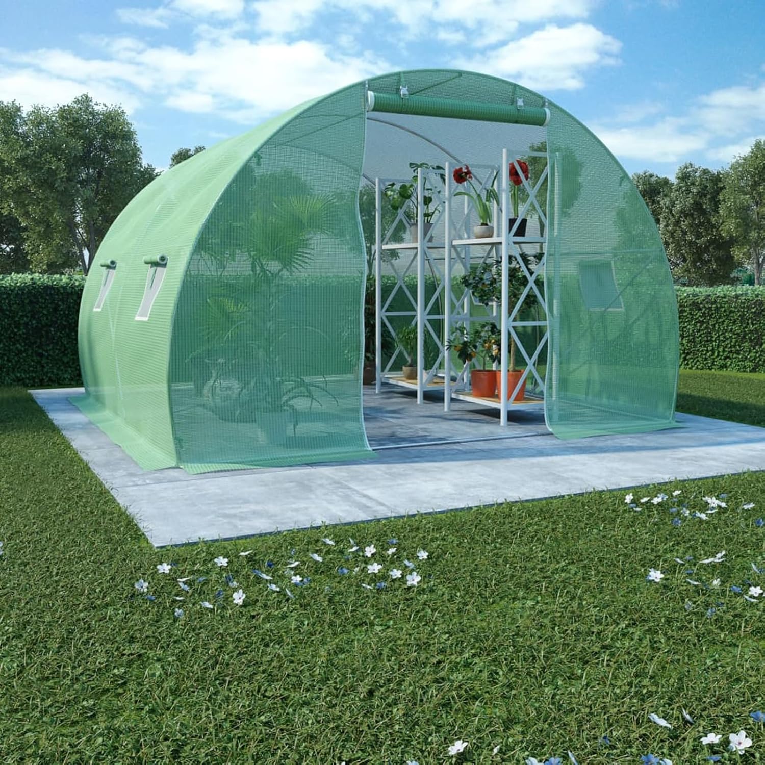 Greenhouse Outdoor Gardening Greenhouses for Outdoors Greenhouse Tent Garden Supplies 96.9 ft² 118.1