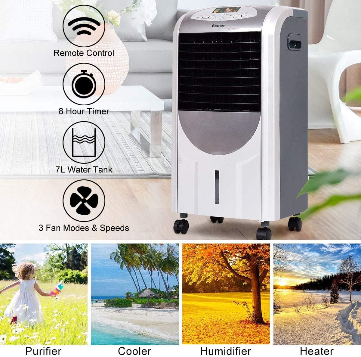 Air Conditioner Cooler with Fan and Humidifier Portable (29