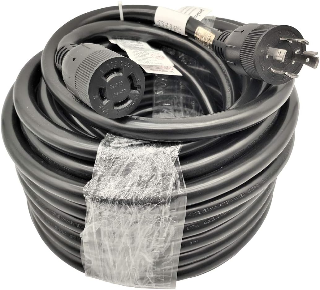 Parkworld Generator 4-Prong 20 AMP NEMA L14-20 Extension Cord (50FT)