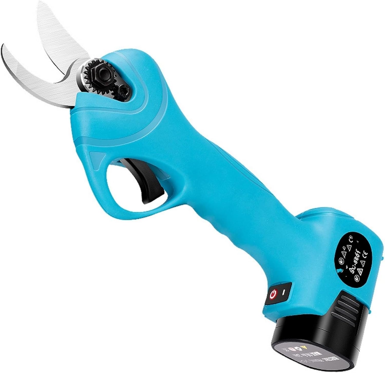 GeRRiT Cordless Pruning Shears Li-Ion Shears Professional Cordless Electric Pruning Shears Pruning Shears with Batteries Tool Belt EU3batteries