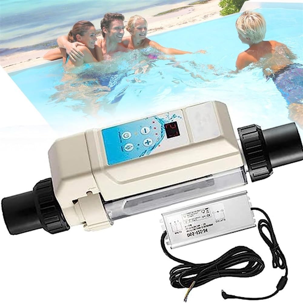 Saltwater Chlorine Generator, Chlorine Generator, Electrolysis Salt Chlorinator Device,Saltwater Pool System for Swimming Tank SPA Pool (Size : 20g/h)