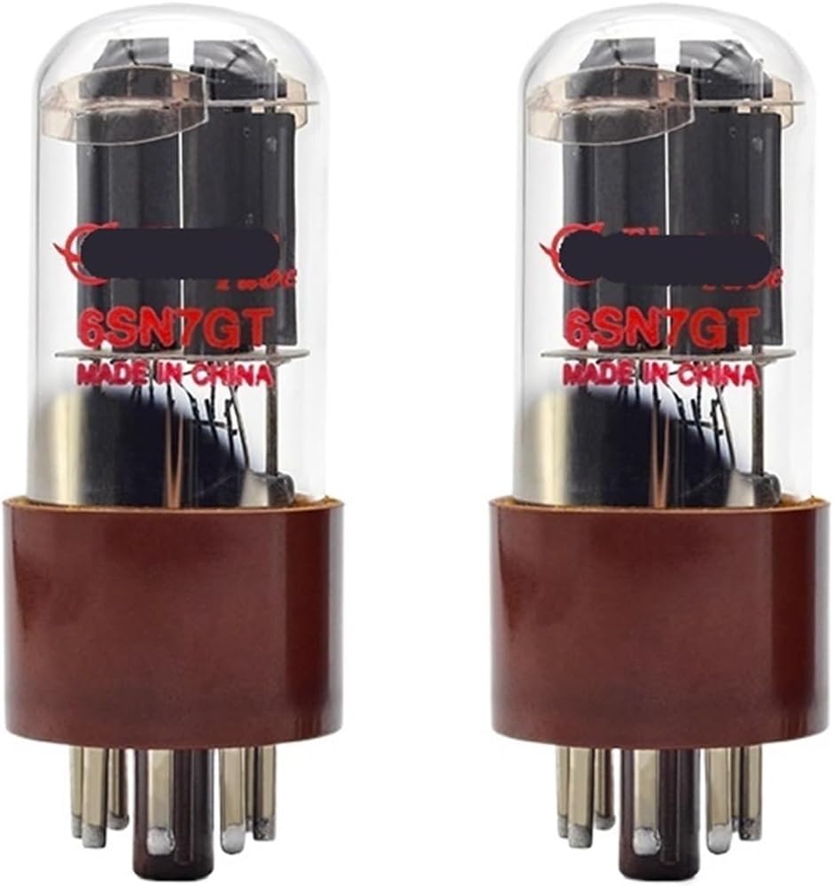 6SN7GT Vacuum Tube Audio Tube Amplifier Replaces 6SN7/6N8P/CV181-Z/E6SN7(2 PCS Matched)