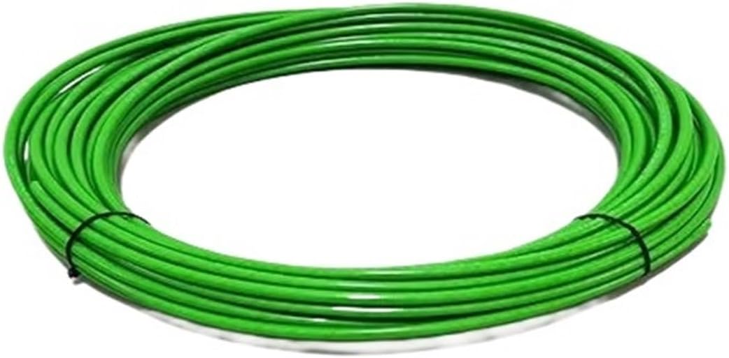 Revive Furniture Steel Wire Weaving Motorcycle Brake Hose Explosion-proof High Temperature Resistant Reinforced Clutch Oil Pipe Universal(Green AN3,5M_OD 7.5XID 3.2MM)