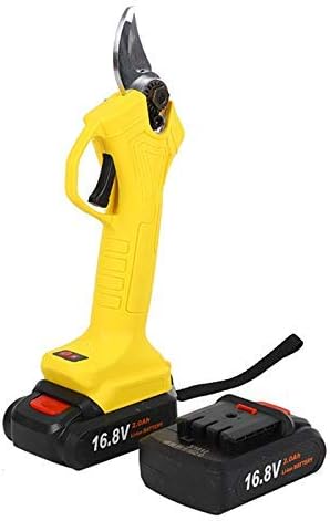 Electric Pruning Shears, Professional Electric Secateurs Tree Branch Pruner Bypass Secateurs with 2PCS Rechargeable Lithium Battery, Cutting Dia 30mm Pruning Cutter