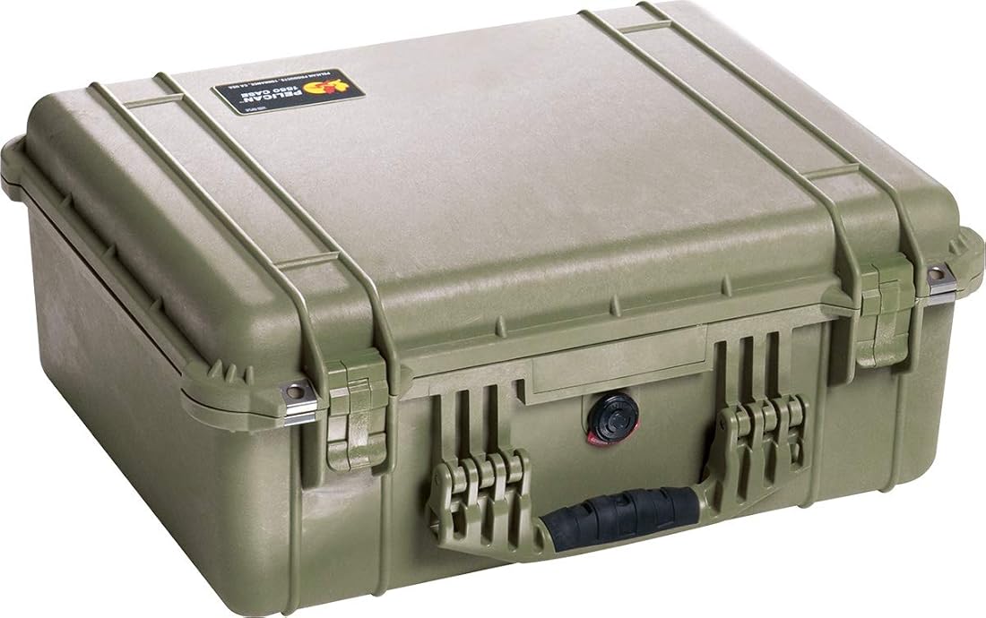 Pelican 1550 Case with Foam (OD Green)