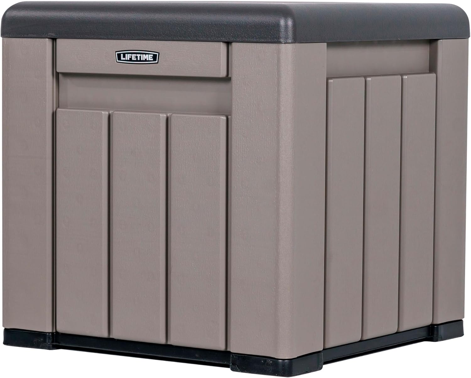 Lifetime Outdoor Storage Cube Deck Box for Patio Furniture Cushions, Garden Tools, Pool Accessories, 25 Gallon