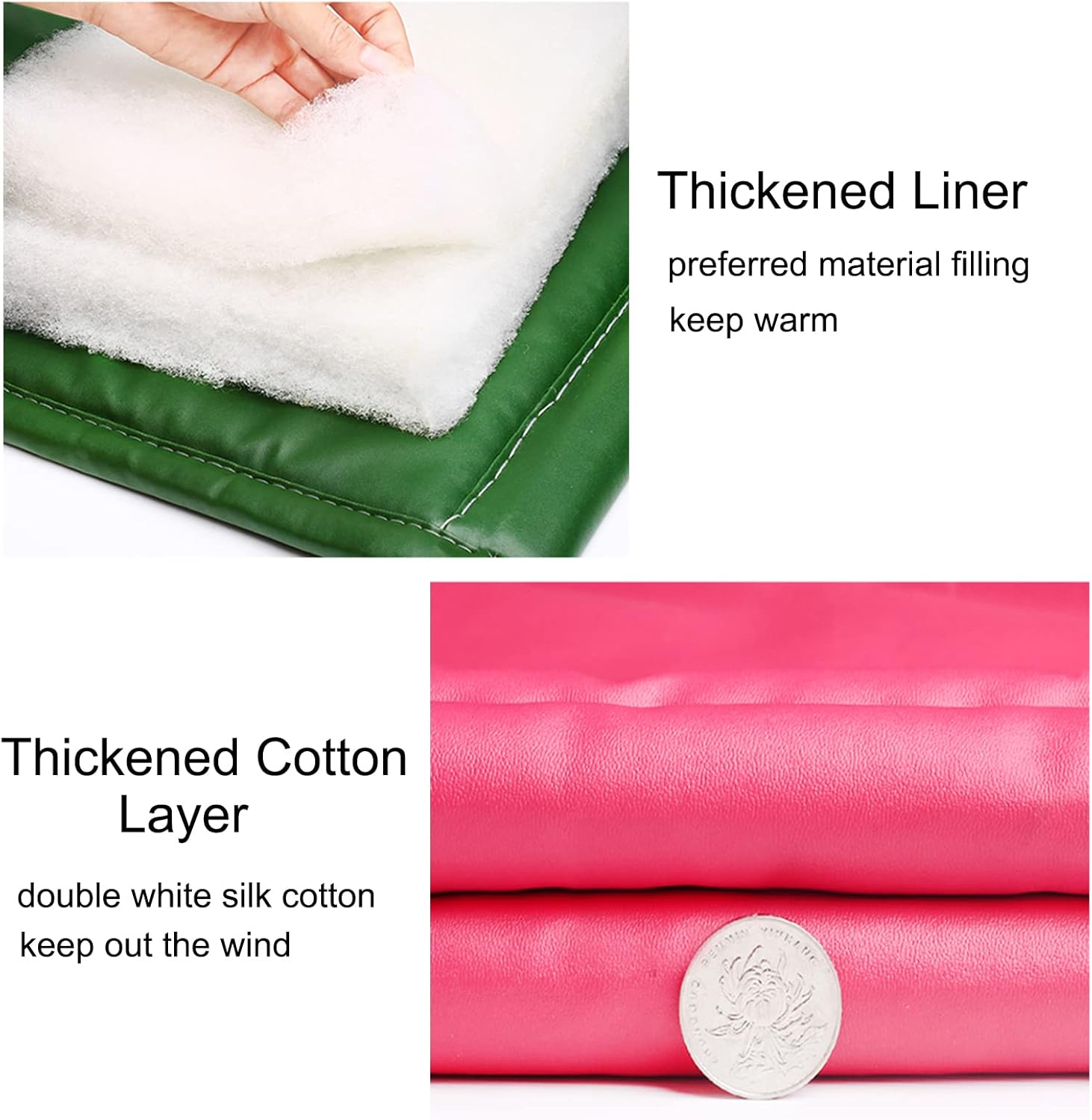 Thermal Insulated Door Curtain,Thicken Winter Warm Soundproof Door Curtain Insulated, Cotton Door Cover Soundproof Sheet, for Air Conditioner Heater Room/Kitchen