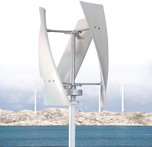 6000W-15000W No Noise Vertical Wind Turbine Generator, 12V/24V/48V Magnetic Levitation with MPPT Controller for Home & Street Lighting Solutions