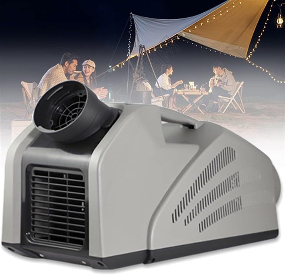Outdoor Air Cooler Mobile 2350btu, 3 Wind Speed Low Power Consumption, Portable Air Conditioner, Mobile Tent Air Cooler 24V 650W