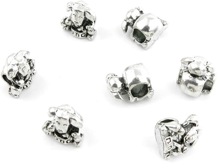 420 Pieces Antique Silver Tone Jewelry Making Charms Findings Fashion Wholesale Supplies Pendant Lots Bulk Supply 566252 Goat Sheep Loose Beads