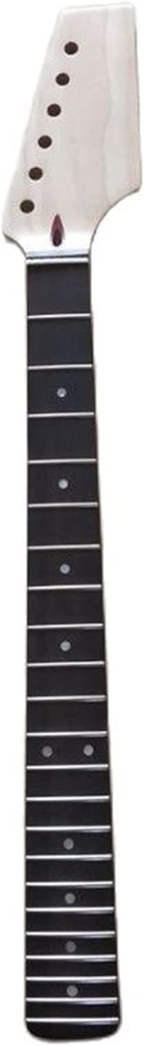 TSTS Paddle Head Electric Guitar Neck 6 String Guitar Neck Maple Wood 22 Frets Matte Finish Neck Guitar ​Neck Replacement