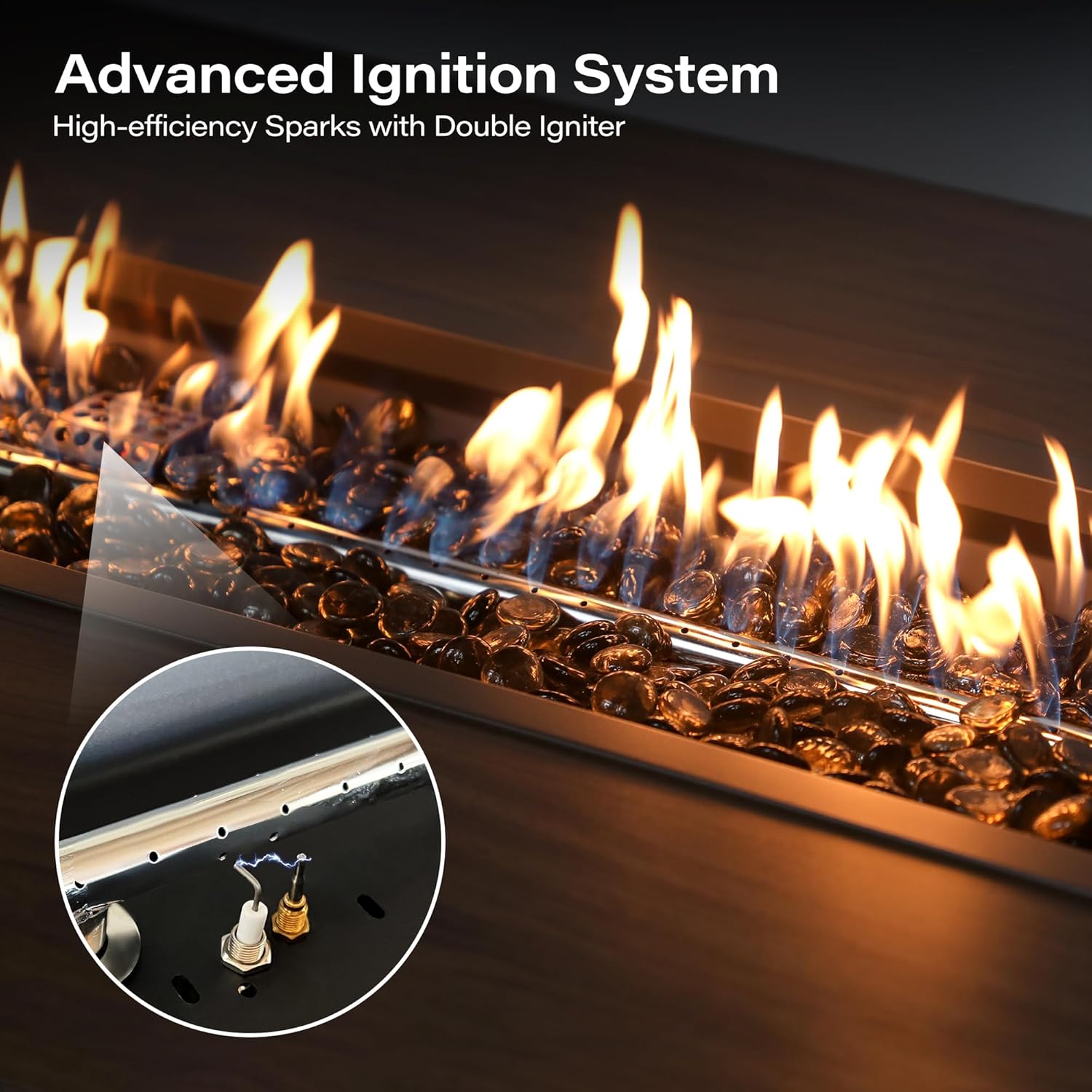 LAUSAINT HOME 9 Pieces Outdoor Patio Furniture Set with 43