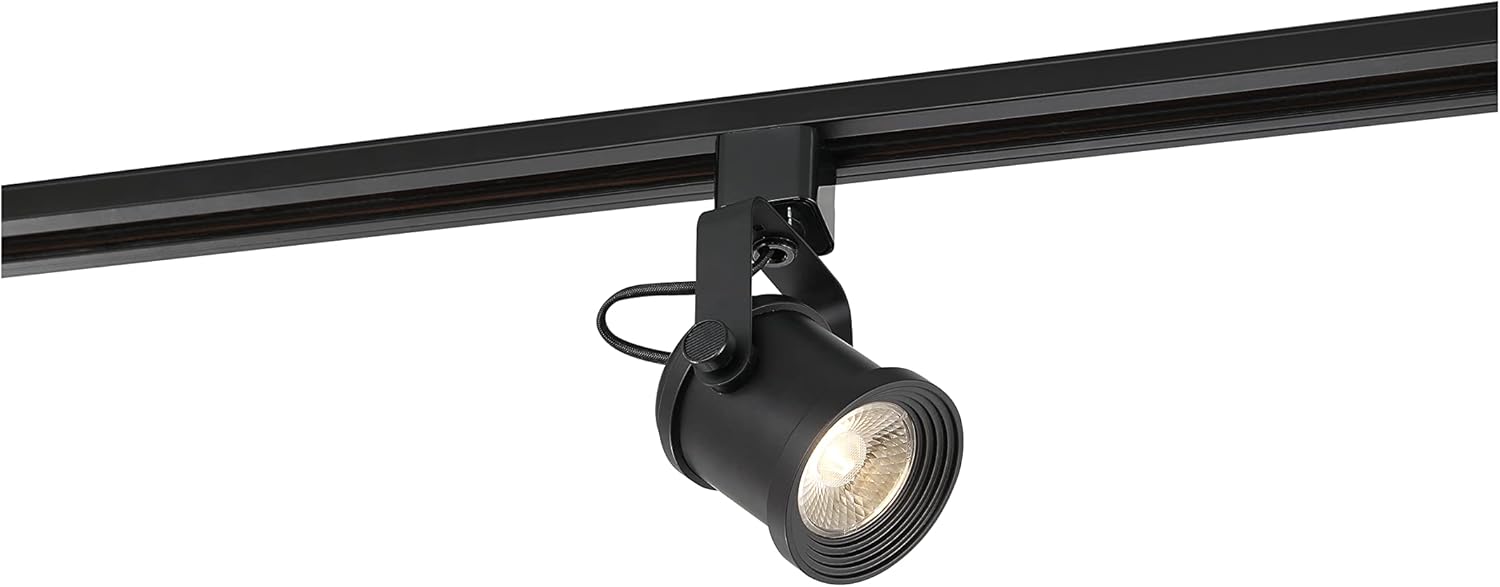 Nuvo Lighting TH489 3.75 Inch 12W 1 LED Track Head, Black Finish