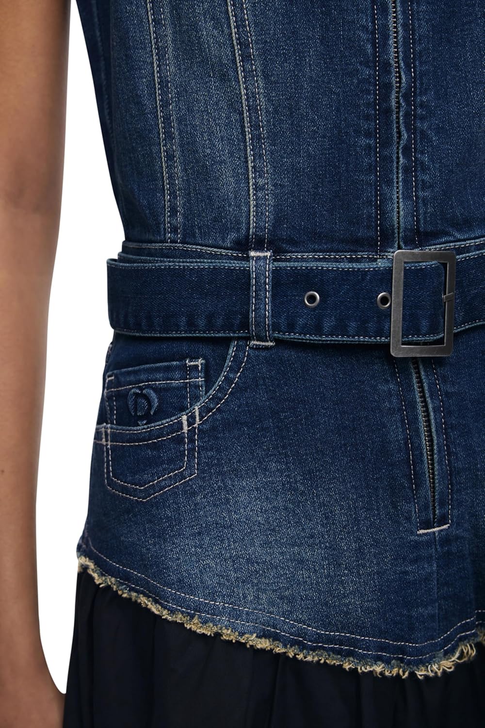 Desigual Women's Woman Denim Dress Sleeveless