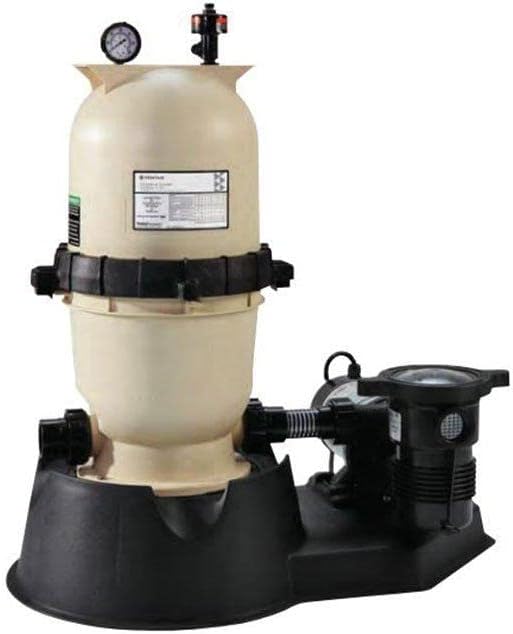 Pentair EC-PNCC0075OE1160 Clean & Clear CC75 Cartridge Filter 75 sq. ft. with 1HP Above Ground Pool Pump - Limited Warranty ECPNCC075OE1160