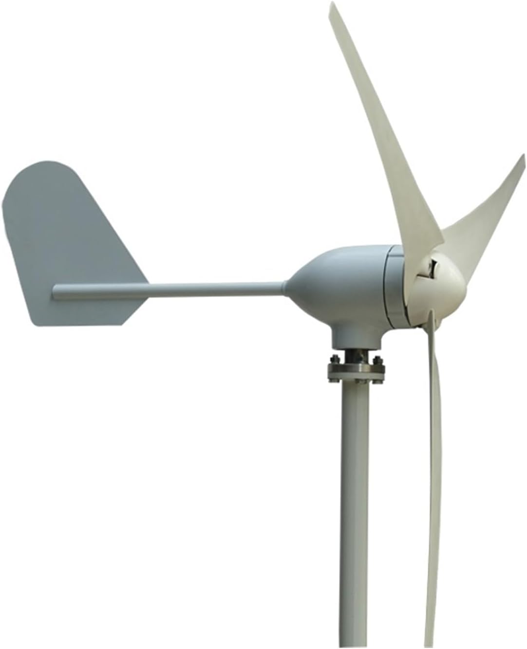Wind Turbines, 500W 12V 24V 48V 3 5 Blades Horizontal Wind Turbine nerator with DC Controller(Flange Connection,3 Blades_48V)