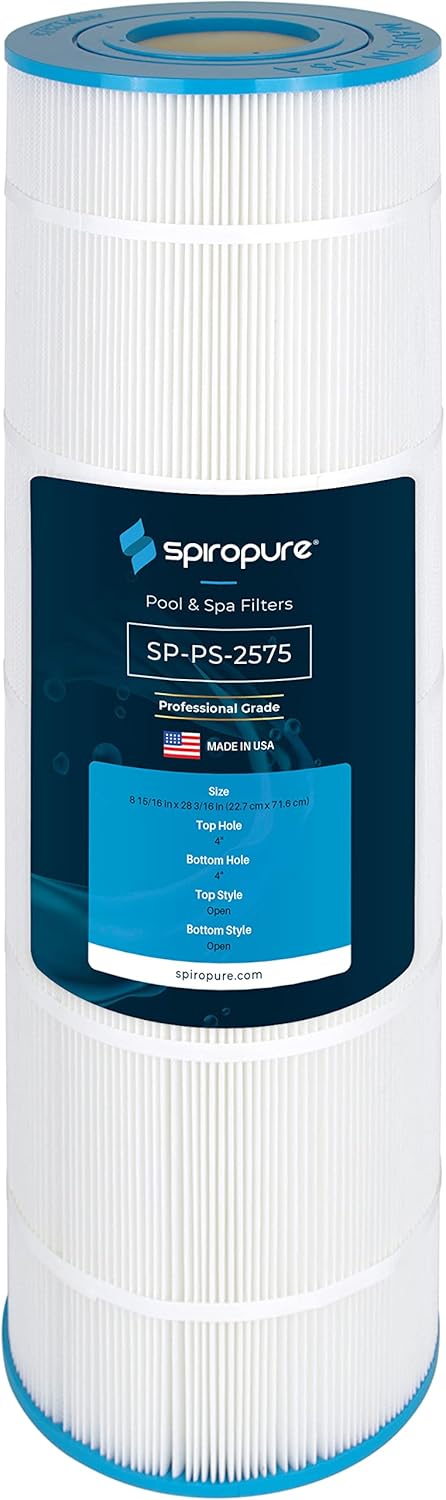 SpiroPure Replacement for Unicel C-8413 Sta-Rite PXC-125 25230-0125S Waterway Pro Clean 817-0175P Pleatco PWWPC125B Filbur FC-2575 Hot Tub Spa Pool Replacement Cartridge