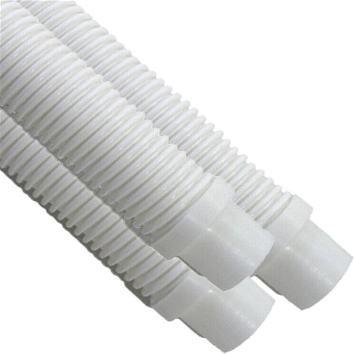 Replacement for Puri Tech Pool Cleaner Vac Hose Kreepy Krauly Barracuda 1.5in x 4ft White 3 pk