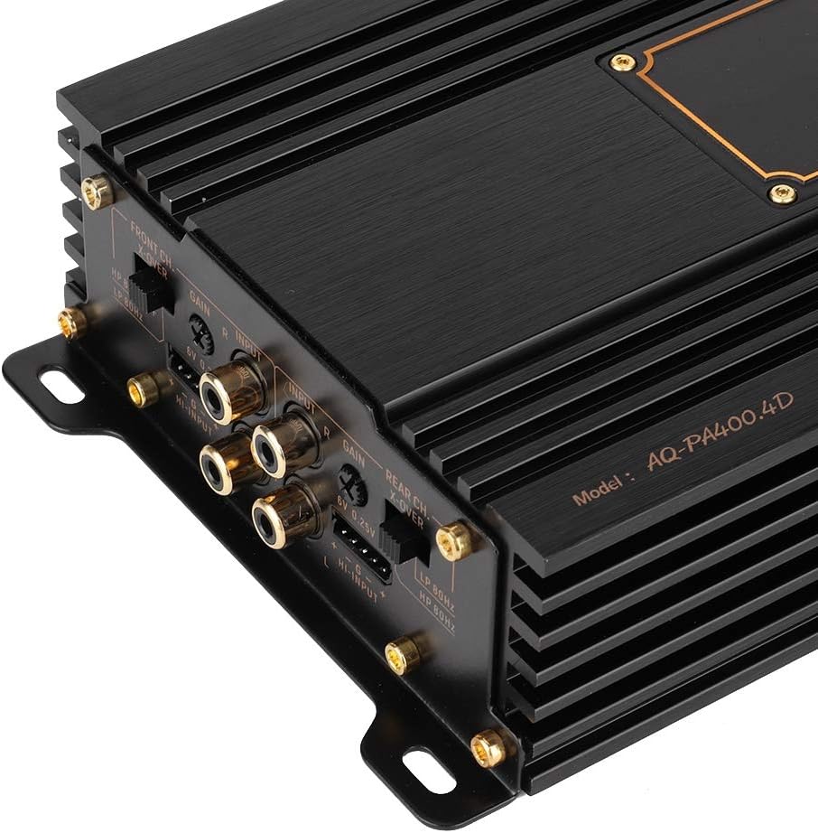 Car Amplifier, Audio Power Amp Module for Vehicle Stereo Sound System, Car Stereo Power Amplifier Unit, Automobile Audio Booster, Replacement Amplifier Board for Speakers