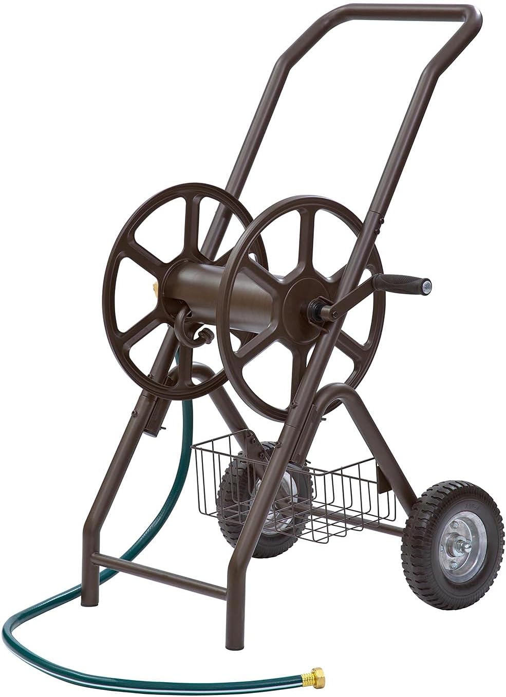 Liberty Garden Products 302 Two Wheel Hose Cart, Bronze