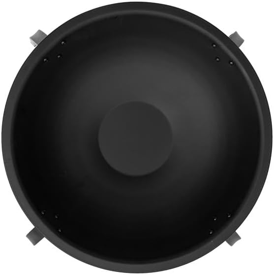 22 Inch Folding Iron Fire Pit Bowl, Portable Round Steel Wood Burning Brazier for Backyard, Decorative Firepit, Deck Safe FirePit, Fire Pit for Outside Backyard, Porch, Deck, Camping, BBQ