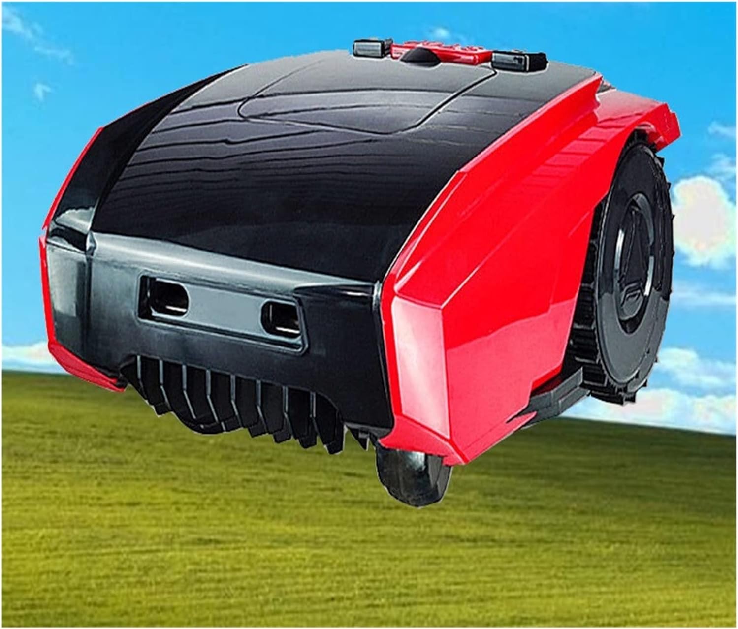 Cordless Electric Lawn Trimmer, Electric Lawn Mower Robot That Can Automatically Avoid Obstacles and Rain Intelligent Homing Rechargeable Remote Control Lawn Mower Lawn Mower Light