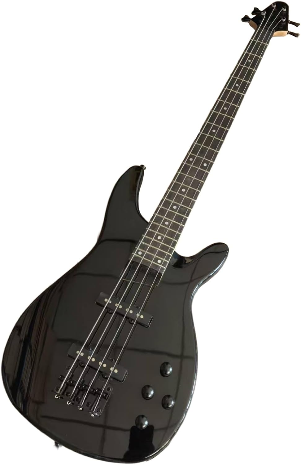 Modern Electric Bass Guitar 4 String & 5 Options Dual Humbucker 24 Fret Extended Range(4-String)