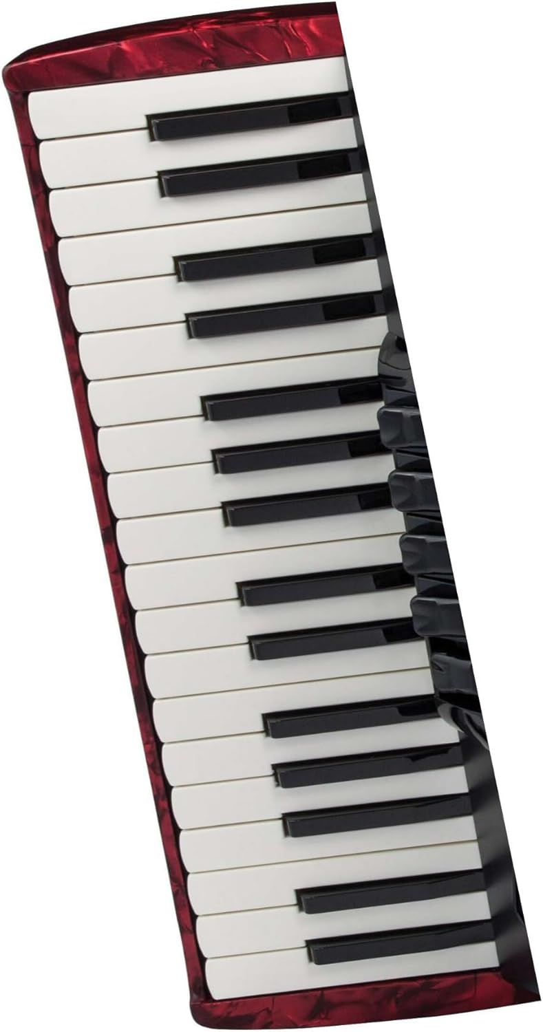 Hohner Bravo III 72 Chromatic Piano Key Accordion (Pearl Red)