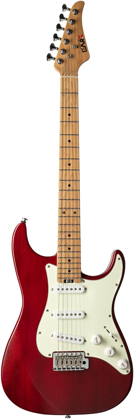 EART Nexus-S1 Electric Guitar with Roasted Mahogany Body, Maple Neck & Tremolo Bridge for Versatile Playability
