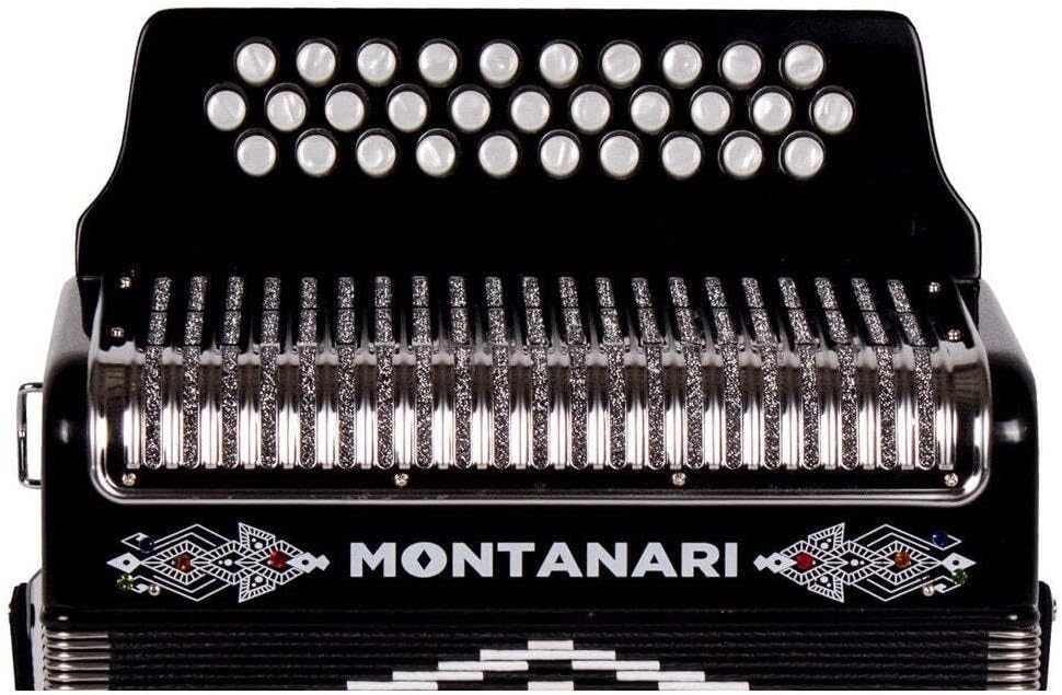 Montanari 3112 MG Accordion GCF Black