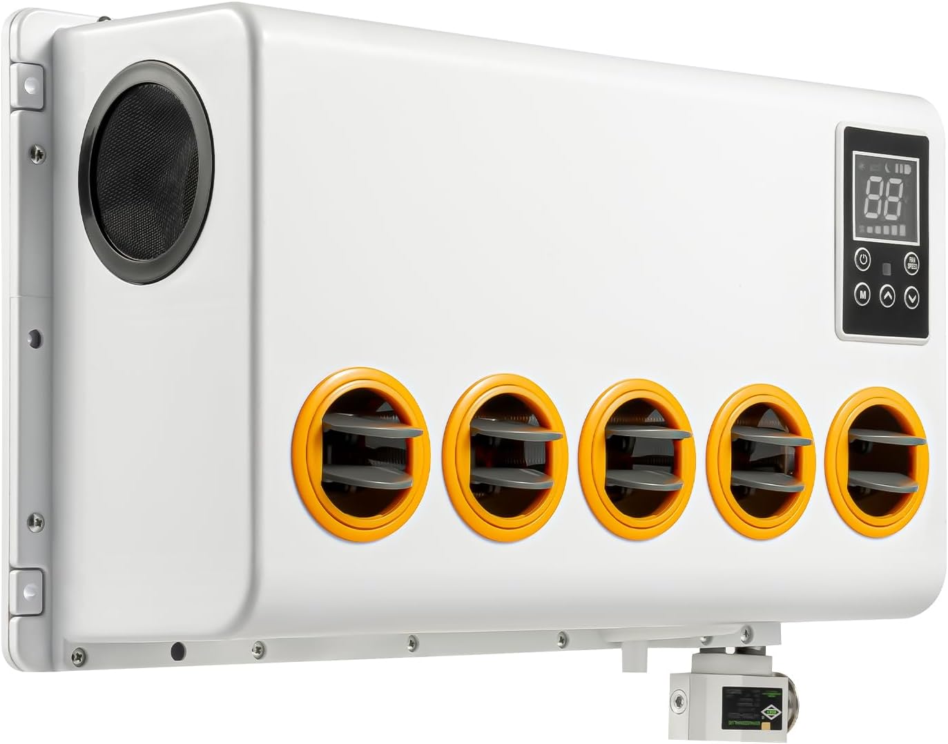 12V Truck Cab Air Conditioner Split, Car Air Conditioning Kit, Auto Air Conditioner Inner Unit with Outer Unit,Universal for Car Cab Within 6㎡/64ft²