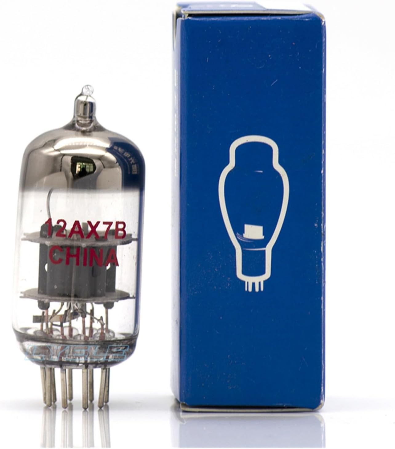 12AX7B 12AU7 tube replaces ECC83 7025 6N4 tube precision matching suitable for audio amplifier(12AX7B 1pcs)