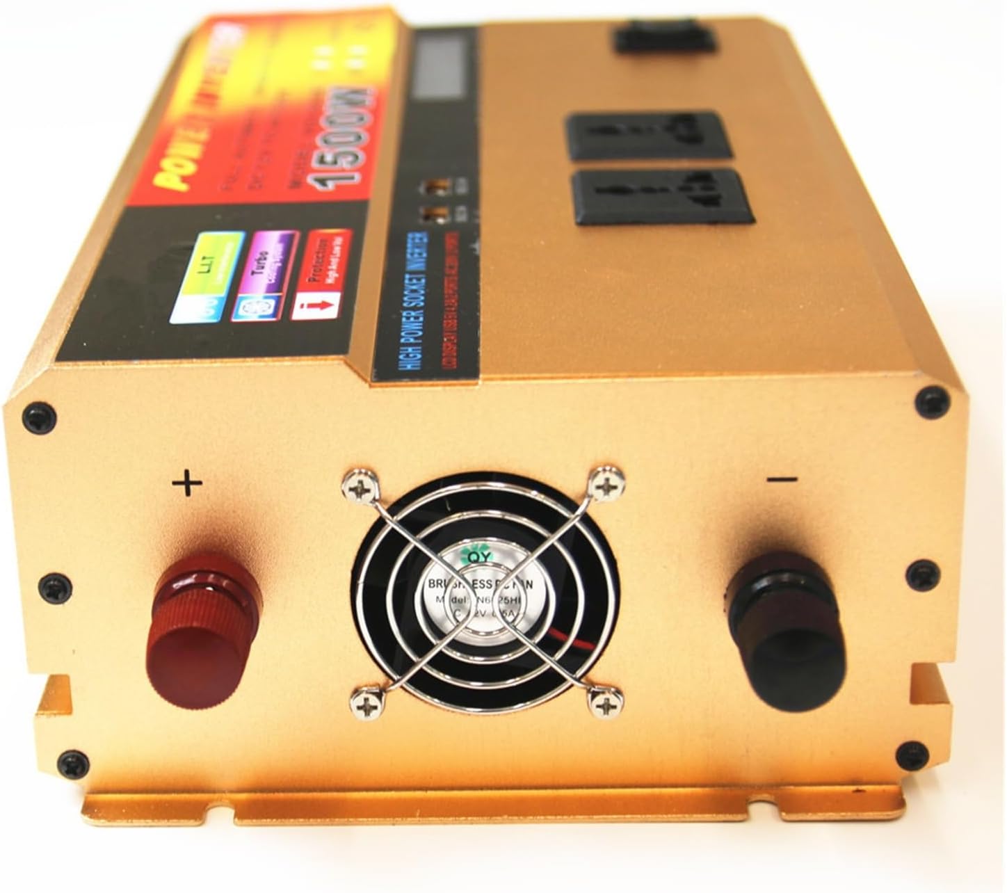 1500W Modified Wave Inverter 12V to 220V Household Power Converter with LCD Display(12V 220V)