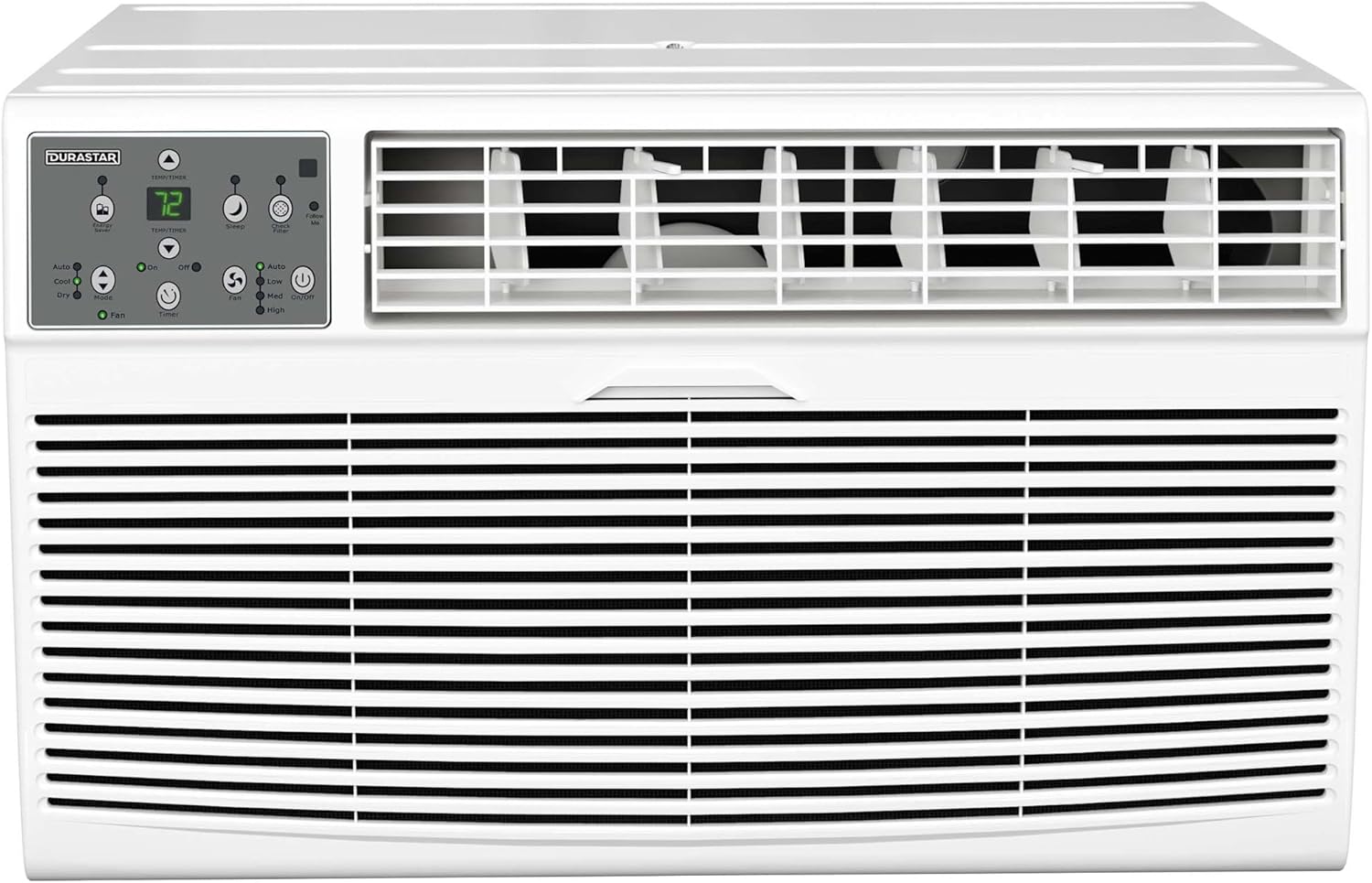 DRTHC102XNA1 10,000 BTU 208 / 230V Through the Wall Air Conditioner with 10600 BTU Supplemental Heating and Remote Control - White