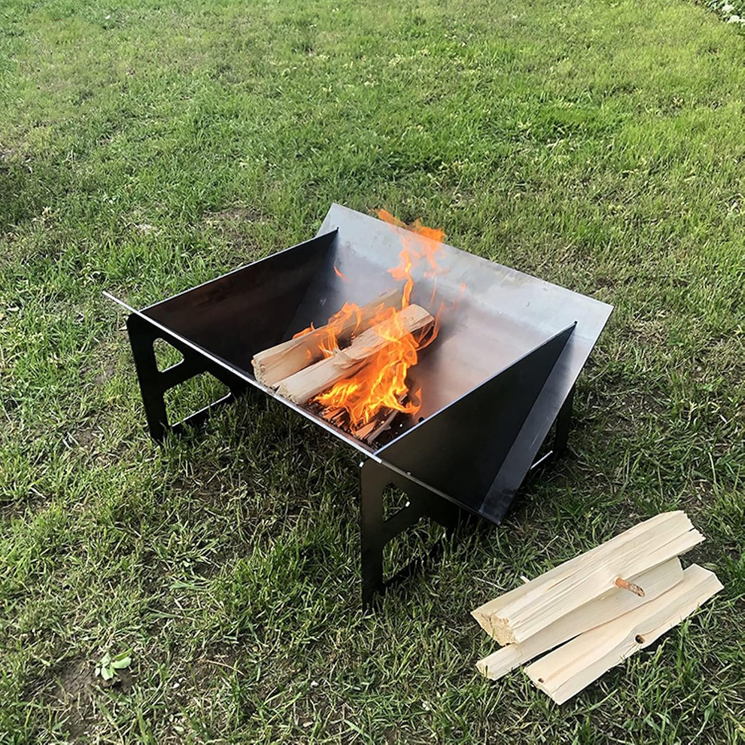 Large Fire Pits & Bowls,Heavy Duty Outdoor Firepit,DIY Metal Fire Pits,Wood Burning Firepit Grill