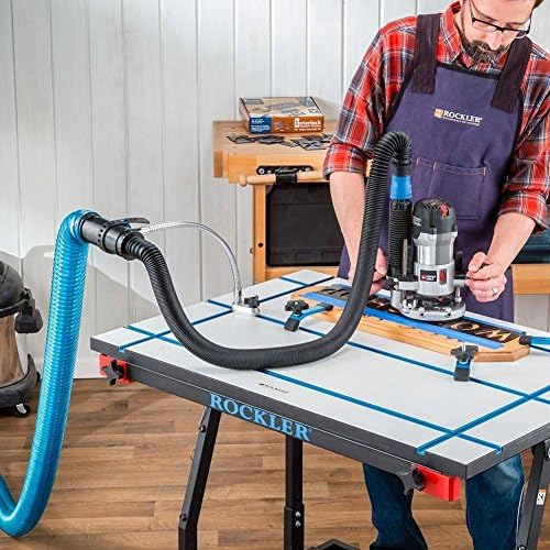 Rockler T Track Table Top (28” x 40”) - T Track Accessories for Fast & Stable Sawing, Sanding, Routing, or Assembly – Extruded Aluminum T-Slots Workbench Top - Aluminum T Track for Tables, Stands