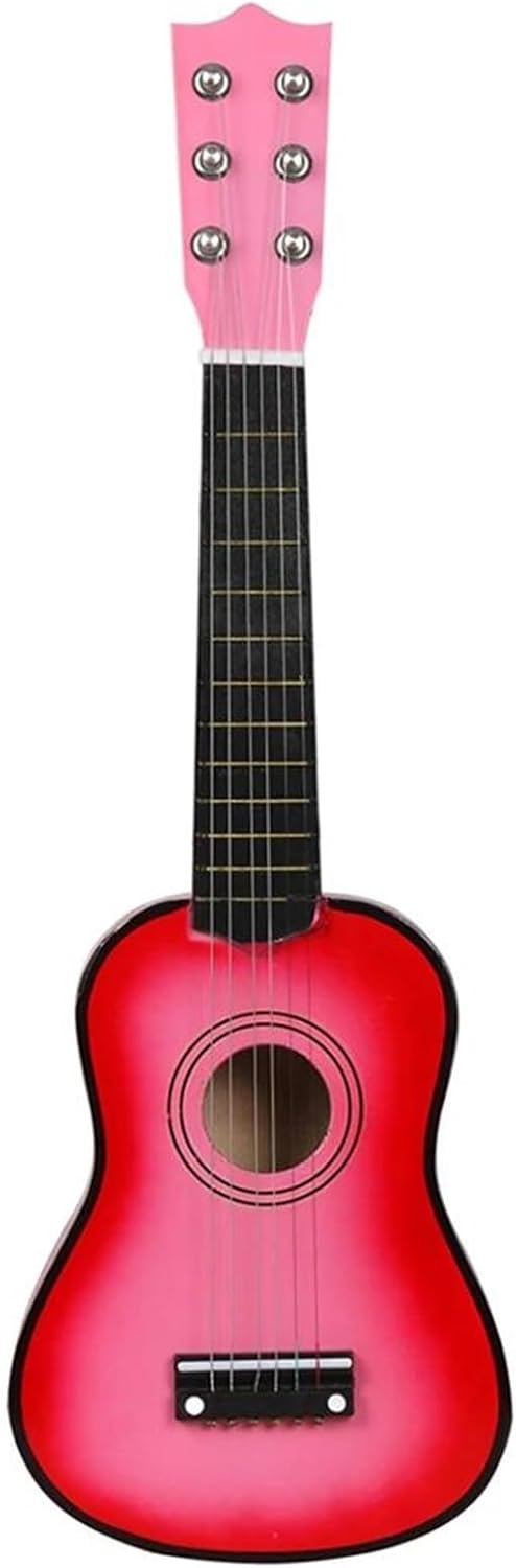 21 Inch Basswood Ukulele 6 Strings Small Bass Acoustic Guitar Musical Instruments With Picks Beginners Ukulele(D)