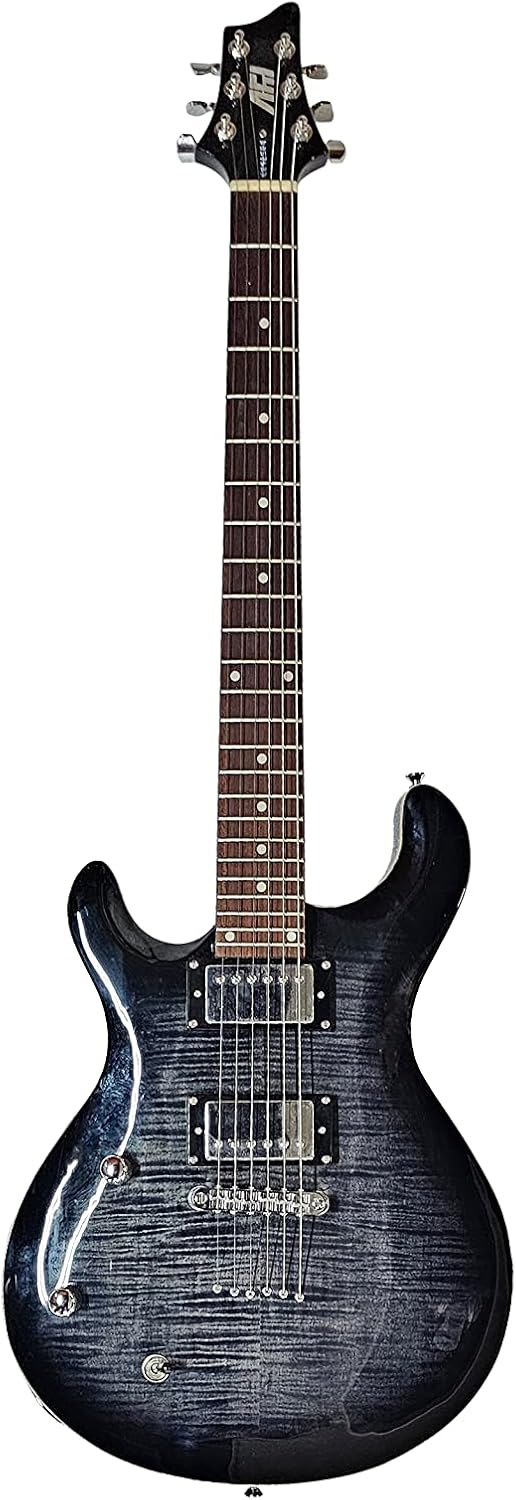 IYV- IP-350 LH, 6 String PRS Solid-Body Electric Guitar, Trans Black, Left hand